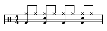 15 běžných bicích úderů (potřebujete15 běžných bicích úderů (potřebujete  