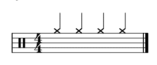 Come leggere la musica per batteria (notazione per batteriaCome leggere la musica per batteria (notazione per batteria  